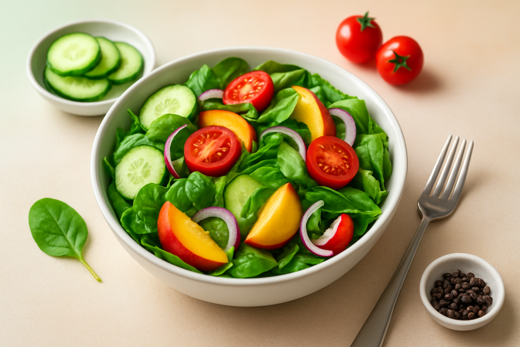 Yaz Sebze ve Meyveleriyle Hazırlanabilecek Fit Salatalar