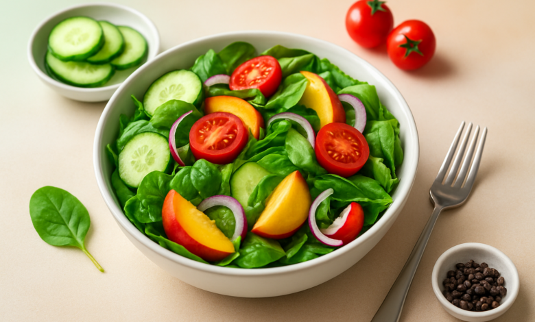 Yaz Sebze ve Meyveleriyle Hazırlanabilecek Fit Salatalar